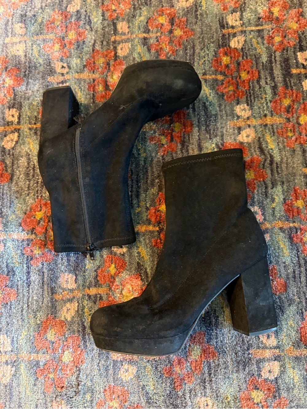 Urban Outfitters Faux Suede Sock Boots